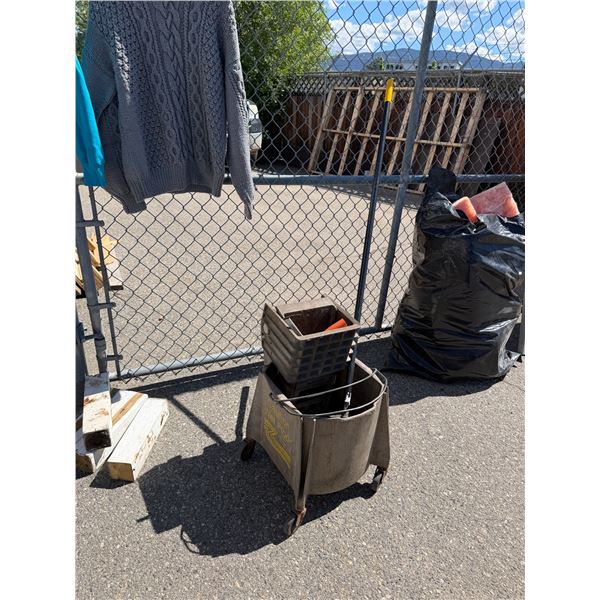 Mop, bucket with mop