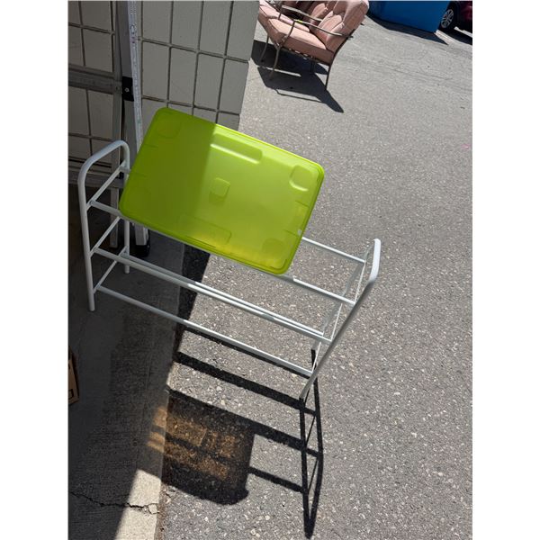 Shoe rack and container