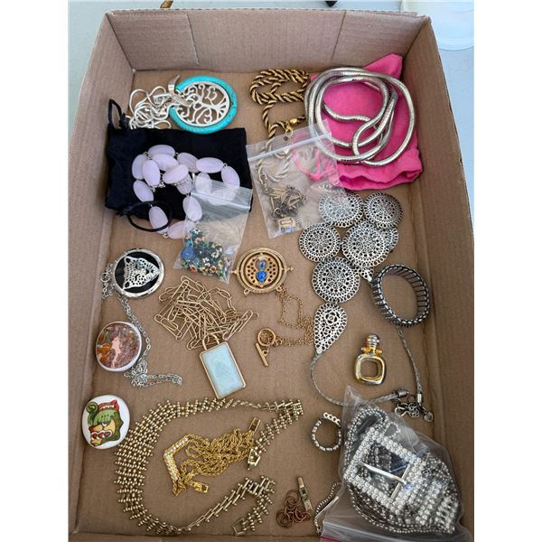 Assorted costume jewelry