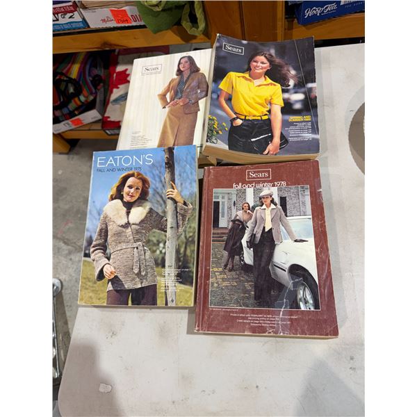 Vintage Sears catalogs 1978, 1975, 1980, 1981
