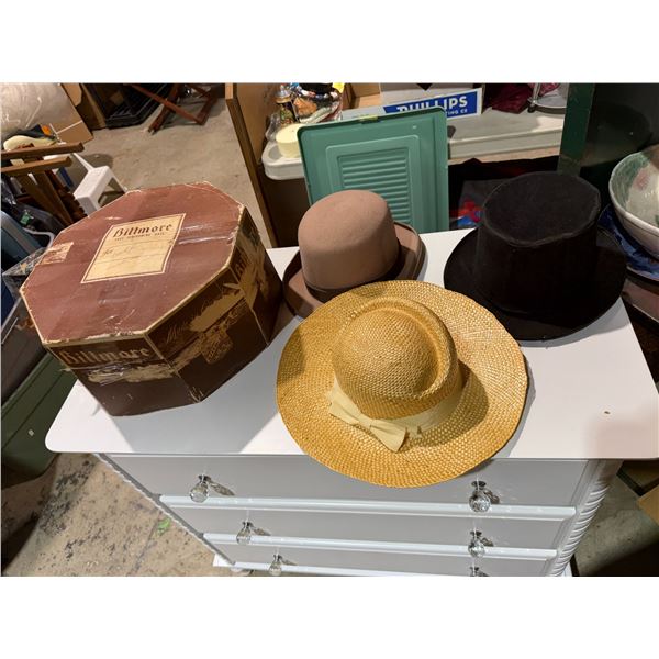 Vintage Hats and  Hat Box