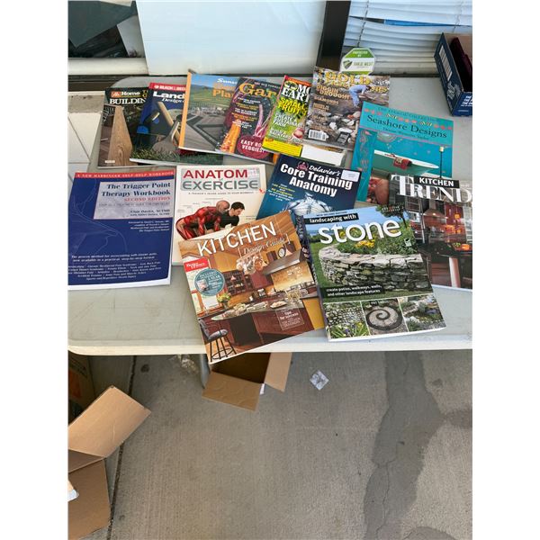 Assorted magazines