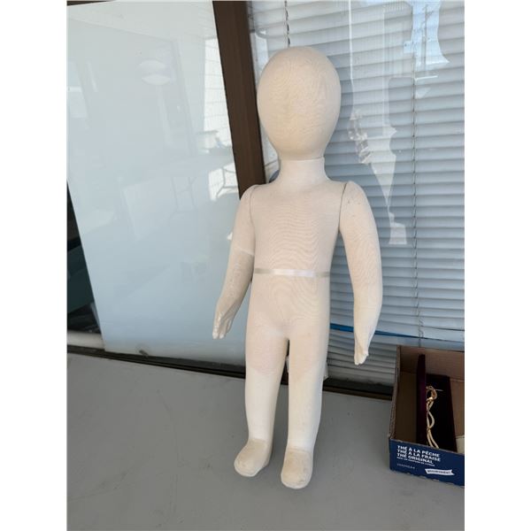 soft, pinnable children's mannequin dummy