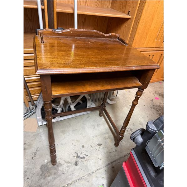 Writing desk 22" x 15" x 29 1/2" tall