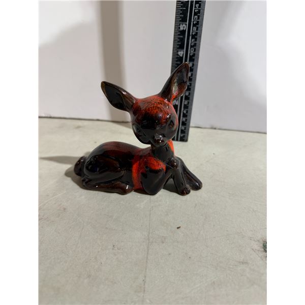 Pottery deer