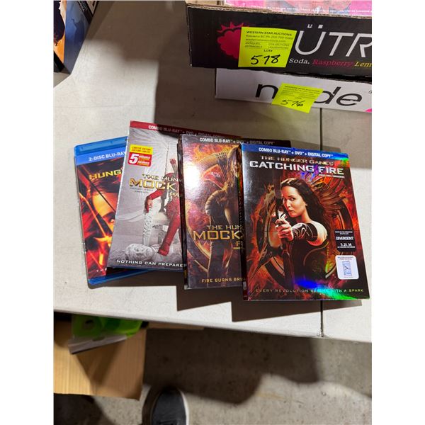 Hunger games complete Blu-rays