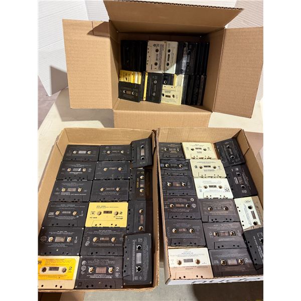 Assorted cassettes, Van Halen, AC/DC, Megadeth, ZZ Top, wham La Bamba and many more