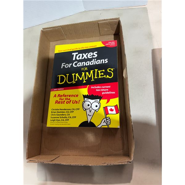 Taxes for Canadians for dummies Book