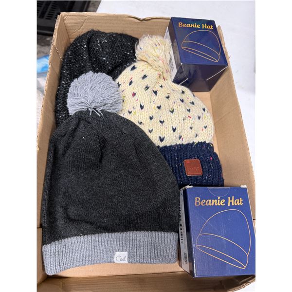 New toques and beanie hats