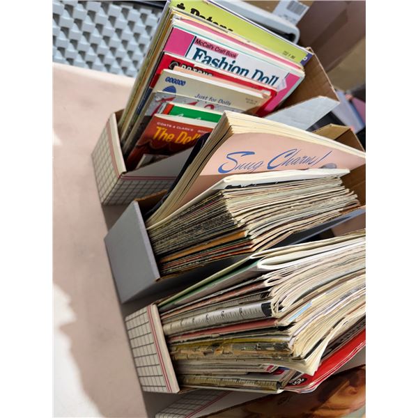 Crafting magazines and books