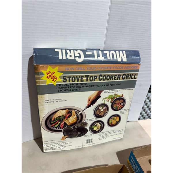 Stove top cooker grill