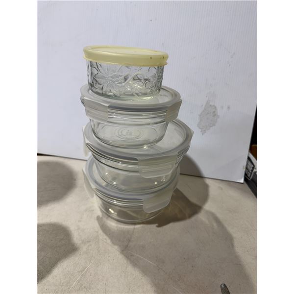 Reusable containers glass