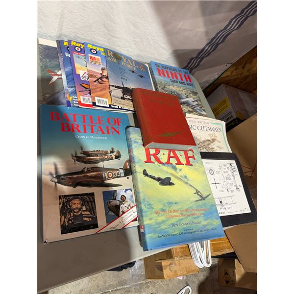 Assorted deviation books, RAF battle of Britain, etc.