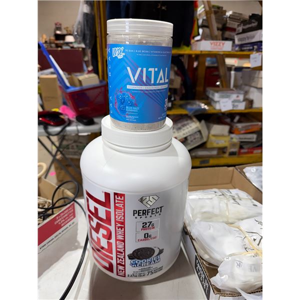 Diesel cookies and cream, 3/4 full and vital half full