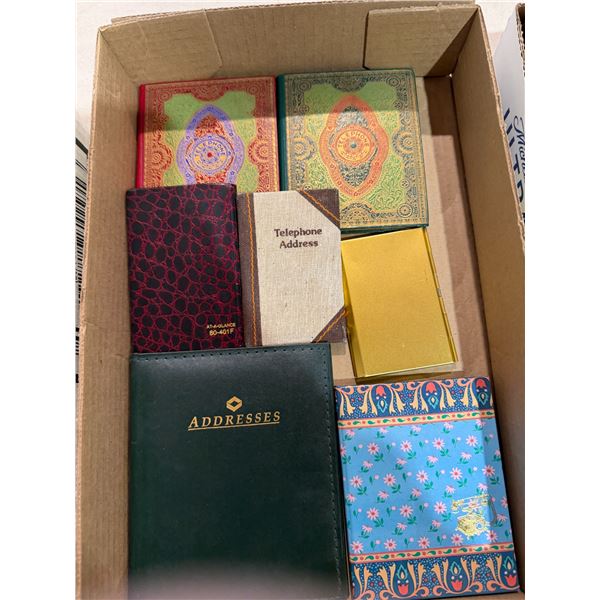 Address and telephone books