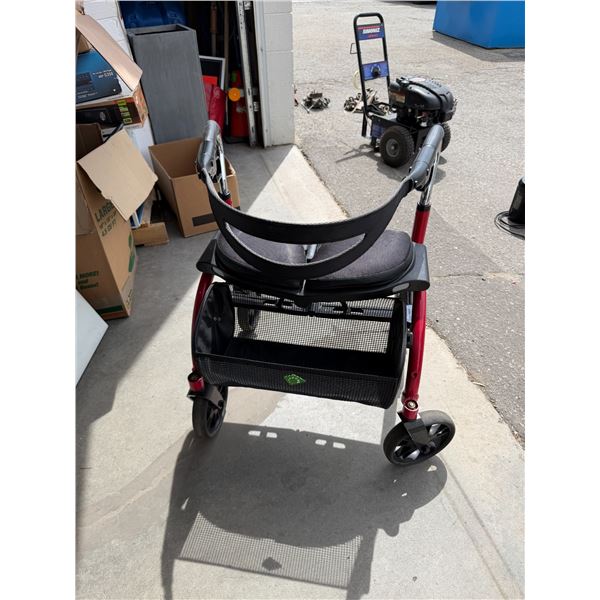 Evolution Xpresso Wide walker. One wheel has a flat spot.
