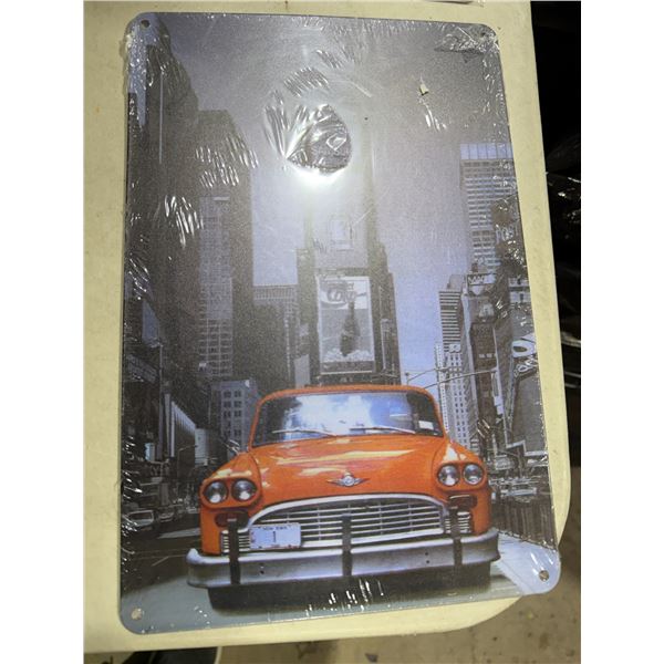 Tin sign 8" x 12"