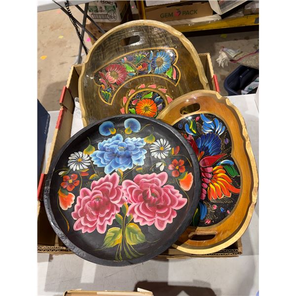 Wood trays
