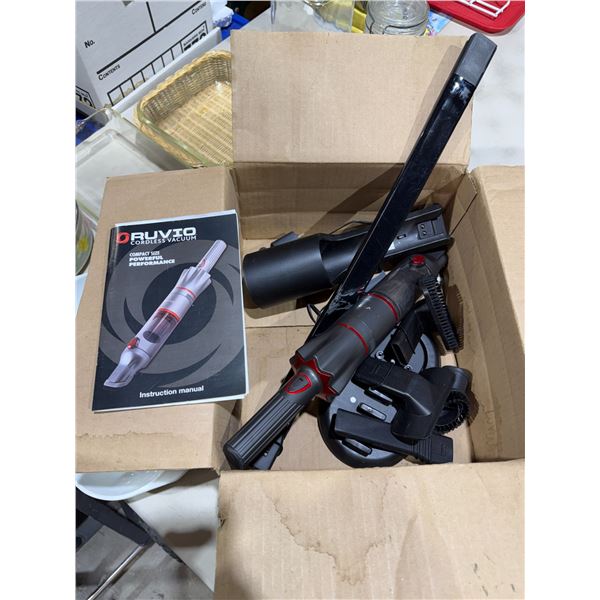 RUVIO cordless, vacuum compact size