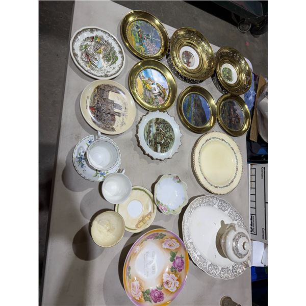 Collector plate plates and dishes