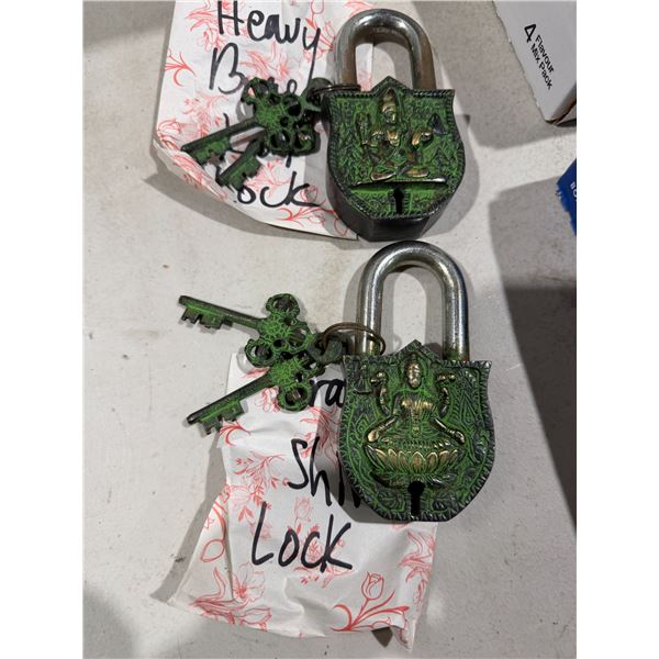 Heavy brass Locks