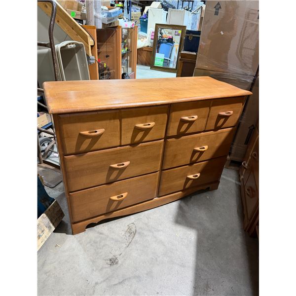 Maple dresser 48" x 17" x 33" tall