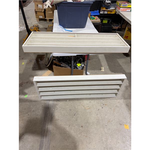 2 display shelf 4 feet long 17 inches