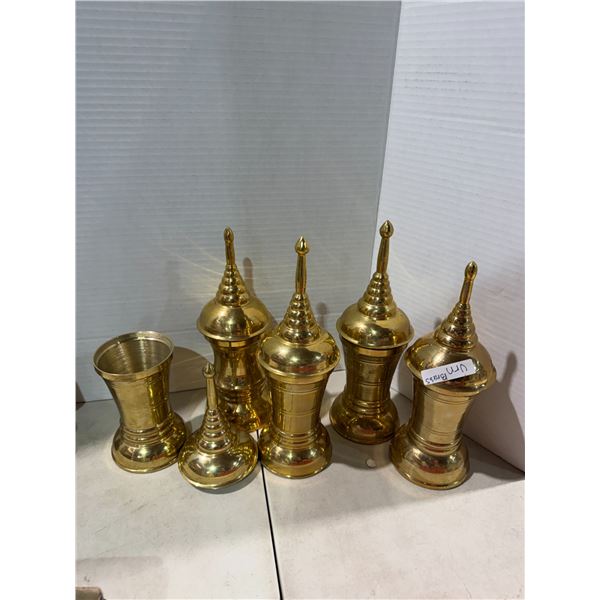 Brass urns
