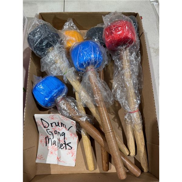Drum gong mallets