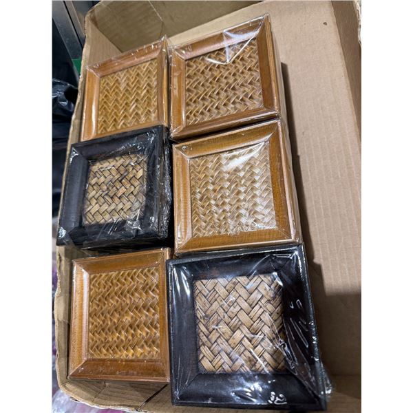 Sand garden trays, or coasters