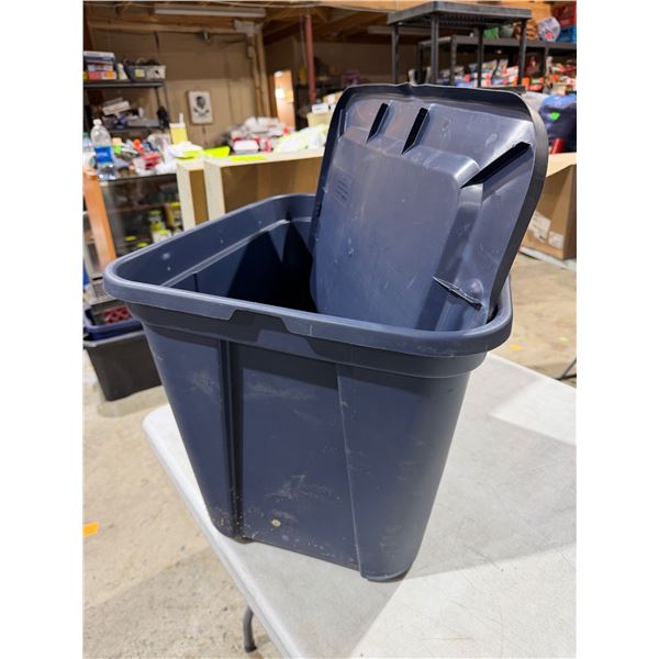 Bin with lid