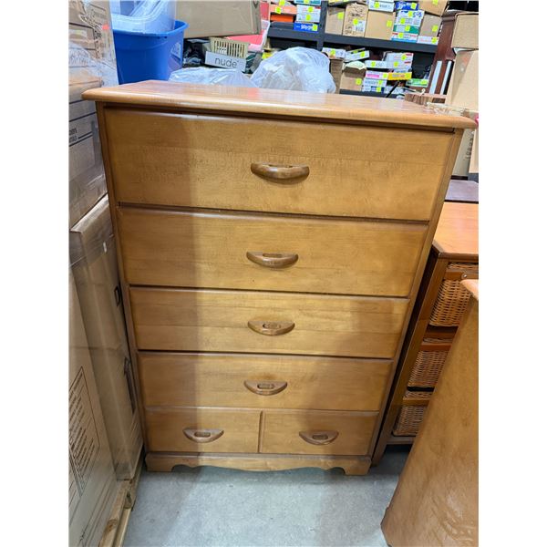 Highboy dresser 30" x 17" x 44" tall