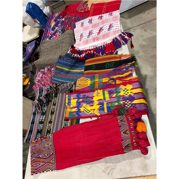 Assorted linens