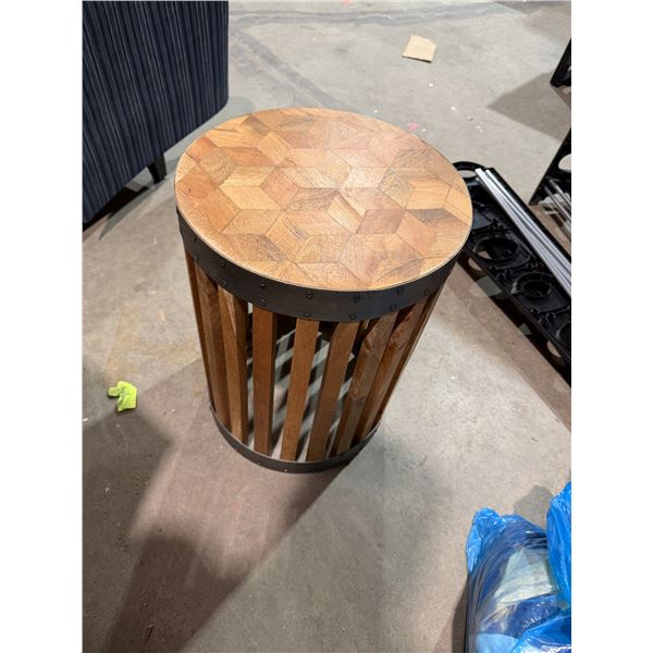 Side table 14 1/2" x 19 1/2" Suzanne would actually walk into that H
