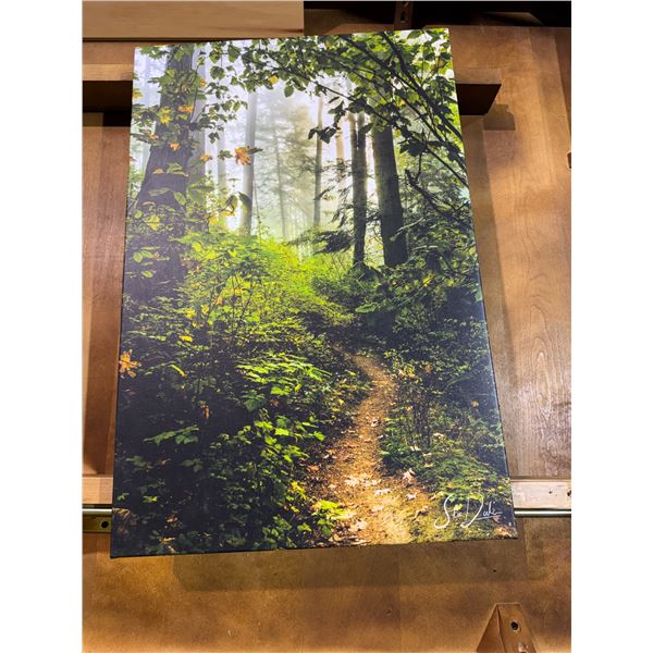 Stew Dale artwork on canvas