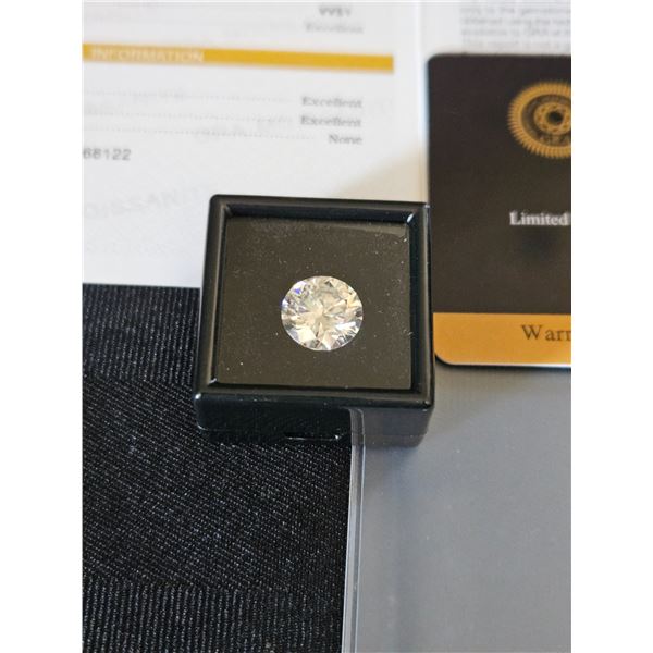 4.0ct moissanite stone