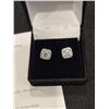 Image 2 : 1.00 ct moissanite square halos seet