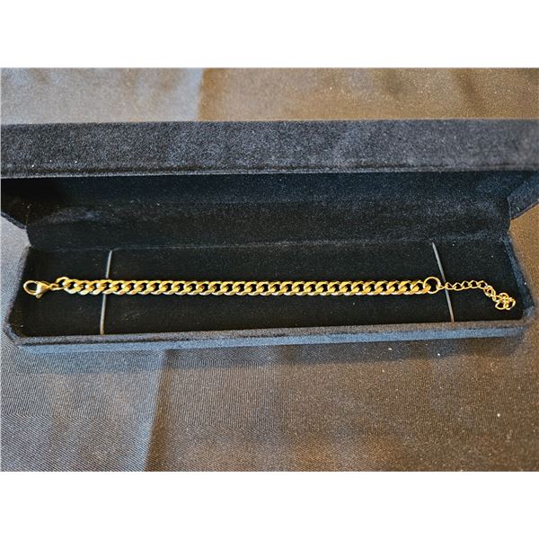 7.5mm Cuban link Bracelet - 7-9"
