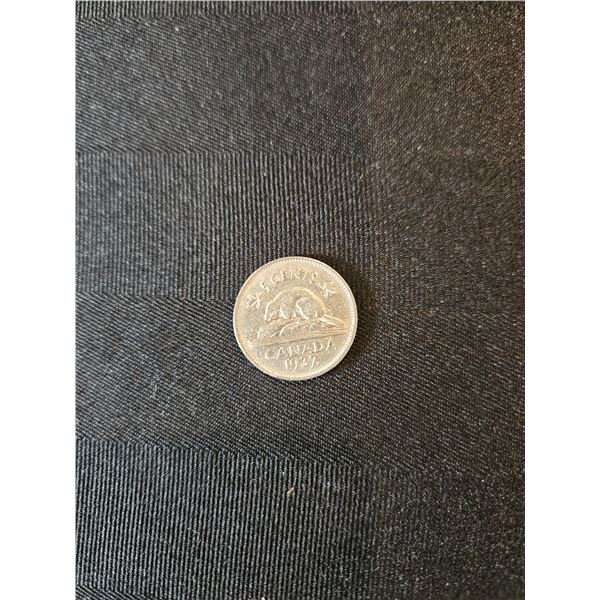 1937 Canada Nickel with dot