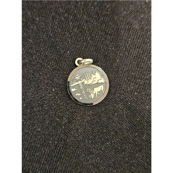 925 stamped pendant