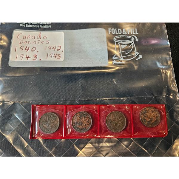Canada Pennies set