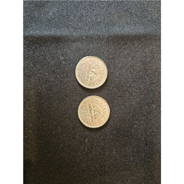 1940 & 1941 Canada Nickels