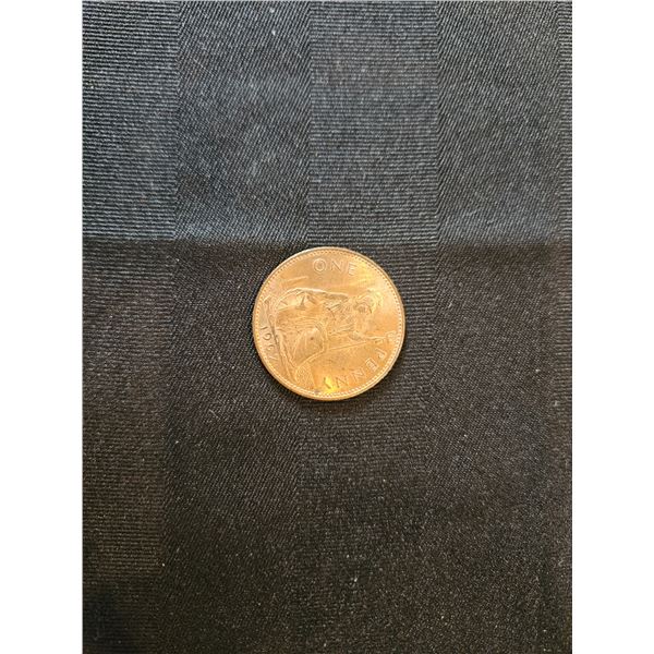 1967 England one penny