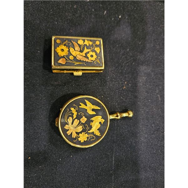 Mobile ashtray and pill holder?