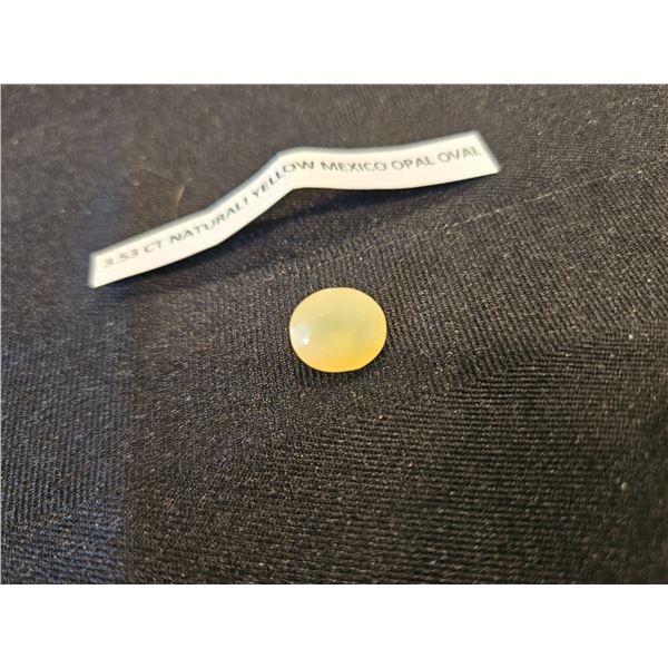 3.53ct Yellow Mexico Opal