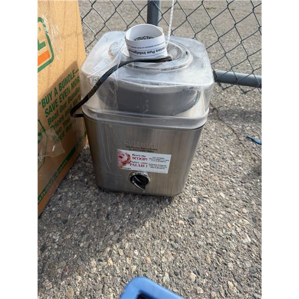 CUISINART ice cream maker