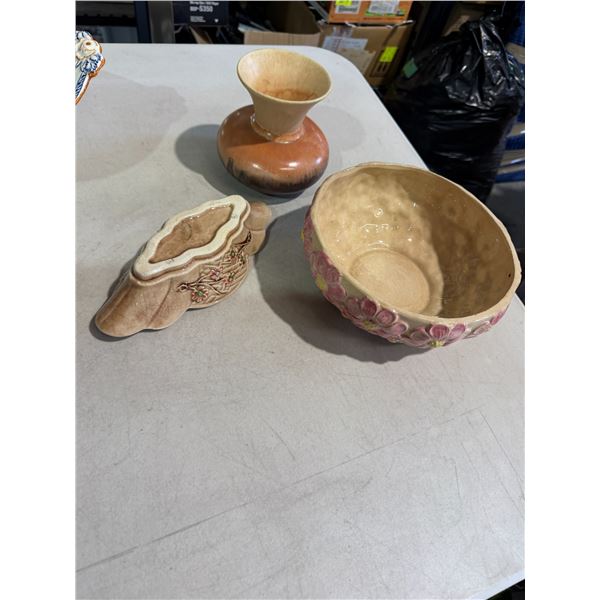 3 pc pottery