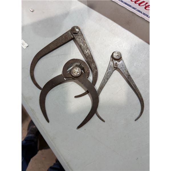 antique, machinists' outside calipers
