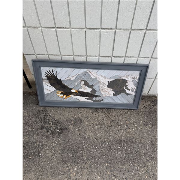 Eagle wall hanging 36 1/2" x 17 1/2"