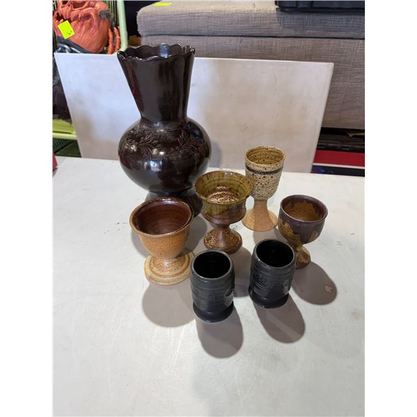 Pottery items